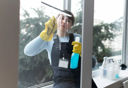 Nettoyage de vitres intérieures et extérieures à Montvernier